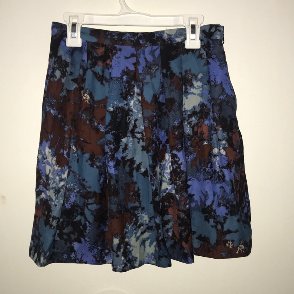 A-line pleated skirt